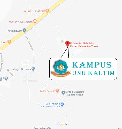 Peta dan Lokasi UNU Kaltim Samarinda Kuliahwiraswasta Nomor